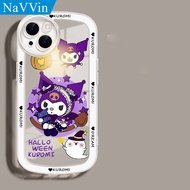 NaVVin Cute Sanrio Kuromi Phone Cases for Huawei Mate 20 30 40 50 P20 P30 Lite P40 P50 P60 Pro Transparent Anti-fall Cover