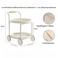 โต๊ะน้ำชาขนาดเล็กสร้างสรรค์ชั้นเก็บระเบียงแบบพกพา เรียบง่าย ดีไซน์ใช้ในบ้านโต๊ะข้างมือถือนำเข้า CABS