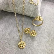 AUTHENTIC US 10K GOLD  JEWELLERY SET