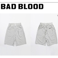 Badblood 2025 AJ Easy Bermuda Pants - White/Stripes