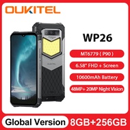 【Official shop】Oukitel WP26 Rugged Cell Phone 10000mAh, 8GB, 256GB, Smartphone 48MP+20MP Night Camera, Mobile Phone, MTK P90