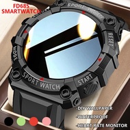 [In stock]FD68s smart watch heart rate sleeping monitoring 1.44 Inch waterproof Round Screen Health 