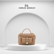 Charles Berkeley BECKETT Vanity Leather Handbag Crossbody Top Handle Bag (WF-24002)