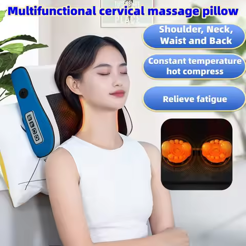 Neck Massager Shiatsu Neck Massager with Heat Electric Back Massager for Shoulder Back Leg Deep Tiss