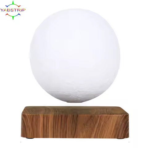 NEW design 18CM Creative 3D Magnetic Levitation Led Moon Floating Lamp Home Decoration gift Moon Lam