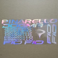 Stickers~pinarello Mountain Bike Road Bike Frame Stickers DIY Reflective Bike Decals Engraved Hollow Transfer