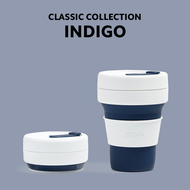 Stojo Pocket Cup - 12oz | 355ml | Tall | Reusable To-Go Pocket Size Silicone Bottle | Hot and Cold D