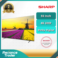 Sharp 55 Inch 4K UHD Smart TV 4TC55CJ2X