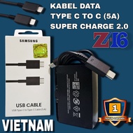 [ ASLI ] Kabel Data Samsung A55 5G USB C To C Super charge 2.0