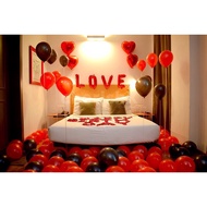Hpni27 red anniversary decoration balloon set
