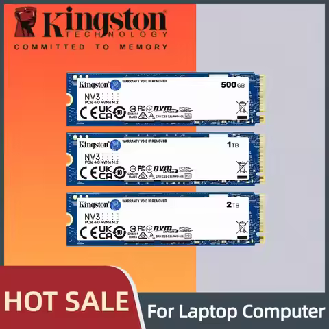 Kingston 1TB 2TB 500GB NV3 SSD NVMe PCIe Gen 4.0x4 Solid State Drive M.2 2280 Internal SSD nvme m2 f