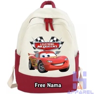 CARS LIGHTNING MCQUEEN CHILDREN'S BACKPACK School Bag Kids Bag