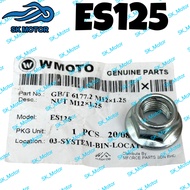 WMOTO ES125 ES 125 Original Clutch And Driven Component Nut M12 X 1.25 / Rear Pulley Nut GB/T 6177.2
