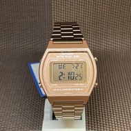 Casio B640WC-5A Vintage Rose Gold Digital Stainless Steel Watch B640WC-5ADF
