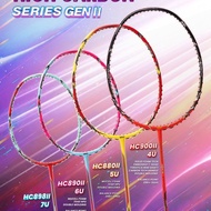 Badminton Racket VS Series Hc880 Ii ️- 5U 🩷 Hc890 Ii🩵-6U 🩵 Hc898 ️-7U With Free Strings Grip Bag Wit