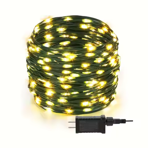 110FT 300/208FT 600 LED Outdoor 8 Modes Connectable Fairy String Light for Wedding Party Outside Dec