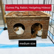 Living World Tree House Wood Cabin Guinea Pig Rabbit Hedgehog Hamster Treehouse Cabin Rumah Hamster 