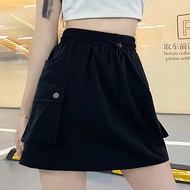 工裝裙 短裙 口袋短裙
