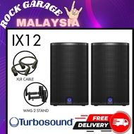 Turbosound iX12 2-Way 12" Powered Loudspeaker With Speaker Stand And Cable - Each/Pair ( iX-12 / iX 