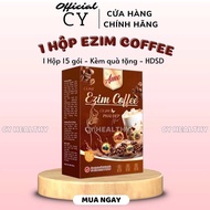 Giảm Cân Ezim Coffee Thơm Ngon Dễ Uống - 1 hộp 15 gói - giam 1-3kg - emo coffee thuần chay giảm mỡ h