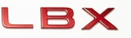 Grazio & Co. Lexus LBX Rear LBX Logo for AWD Cars Deep Red