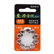 10pcs/30pcs/60pcs Zinc Air Hearing Aid Batteries 13 A13 E13 Battery for In-ear Ear Ear Hearing Aids