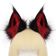 I Simulation Adjustable Headband Halloween Cosplay Fox Ears cos Plush Hair Accessories cxbsysxdkj.my