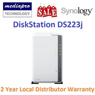 Synology DiskStation DS223j 2-Bay NAS ( Replace DS220J Network Attach Storage without HDD ) - 2 Year