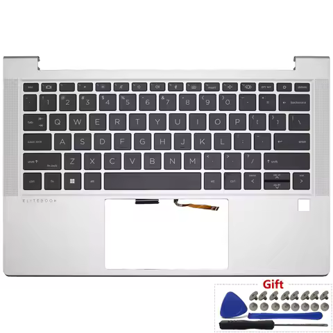 New US Keyboard Replacement for HP EliteBook 630 G9 G10 635 G9 G10 Laptop Palmrest Keyboard Backlit 