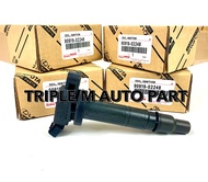 คอยล์จุดระเบิด TOYOTA Camry ACV40 ACV41 WISH VIGO 2.7 FORTUNNER COMMUTER เบนซิน มือ1 แท้ศูนย์ (Made