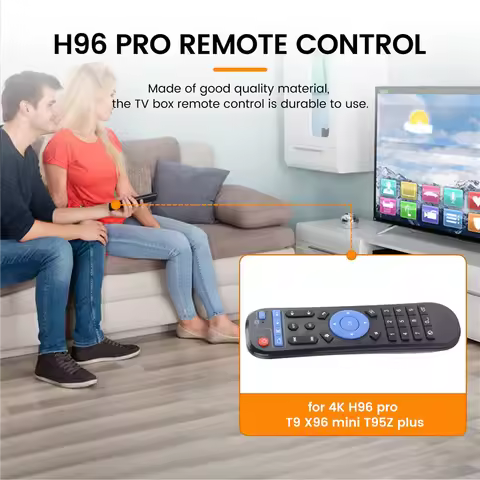 Upgraded Replacement Remote Control Formxq-4K MXQ H96 Pro T9 X96 Smart TV Box