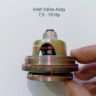 Suction Valve Inlet Valve Assy Air Compressor 7,5hp - 10hp