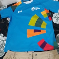 Kaos biru &amp; Celana Volunteer Asian Games AG18