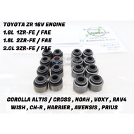 Sanwa Japan Viton Valve Seal - TOYOTA 1.6 1ZR 1.8 2ZR 2.0 3ZR 16V Corolla Altis Cross Wish Harrier R