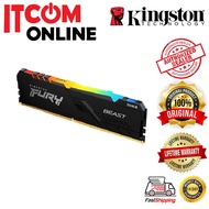 KINGSTON FURY BEAST RGB 8GB 16GB DDR4 3200MHZ 3600MHZ RGB DESKTOP RAM