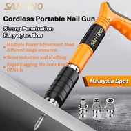 SANTINO Nail Gun Cordless（20 Free Nails) Puncher  Nail Gun Concrete  Gun Nail  Steel Nail Gun Tufting Gun Rivet Gun
