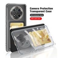 Clear Slot Card Wallet Cover For Honor X9c Casing Honor X60 Pro X9b Honar honorX60 Pro X9c Camera Pr