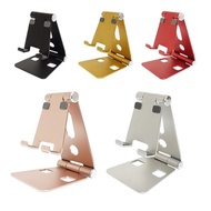Live Desktop Aluminum Alloy Mobile Phone Holder Desk Tablet Holder Metal Mobile Phone Holder Folding