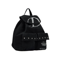 [Raedy stock] DEINET Cotton Fabric Rivet Backpack Large Capacity Handheld