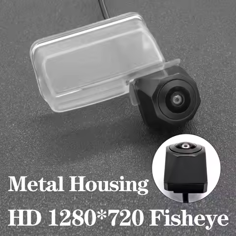 HD 1280*720 Fisheye Metal Housing Car Rear View Camera For Toyota Auris Hatchback E150 2006~2012 Ave