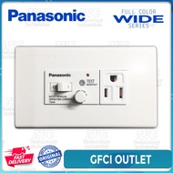 PANASONIC Wide Series GFCI EL Guard Grounding Receptacle White WEGP1741WK-5