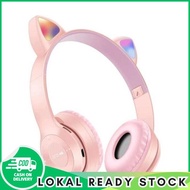 Cat Headphone P47 P47m Folding WIFI Wireless Bluetooth Headphone 5.0 Cat Ear Headset For SmartPhone 