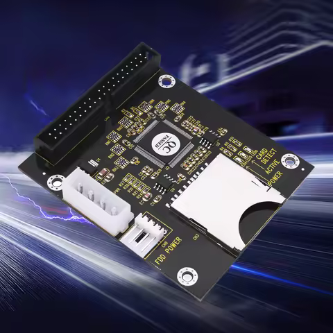 SD To 3.5 Inch IDE SSD Memory Card 5V SD To 2.5 Inch IDE 44Pins SSD Converter Card Memory Expansion 