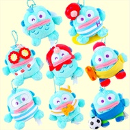 Sanrio Authentic Hangyodon 40th Anniversary Plush Keychain 8cm  Cute Collectible Bag Charm Gift