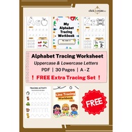[PDF] A-Z Alphabet Tracing Worksheet & FREE Line Tracing Worksheet for Preschool | 30 Pages | PDF