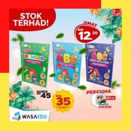 PROMOSI KOMBO BUKU PRA SEKOLAH TADIKA TASKA PASTI KANAK KANAK WOW I-ENJOY MEMBACA BUKU BIJAK ABC NOM