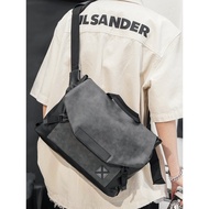 sling bag sling bag man Casual Large Capacity Leather Shoulder Bag