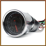 [chasoedivine.] RPM Gauge 1000RPM Analog Motorcycle Tachometer DC 12V Tacho Gauge with Blue LED Back