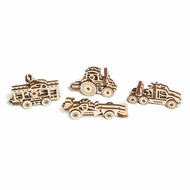 Ugears(3D Puzzle) - U-Fidgets-Vehicles (Set of 4 Models)