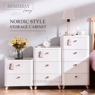 HOMMBAY MIZU Series 2 / 3 / 4 / 5 Tier Bedside Drawer / Storage Cabinet / Bedside Table / Chest Drawers in 4 Sizes